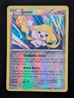 Jirachi 42/108 XY - Roaring Skies Pokemon NM Reverse Holo - Image 1