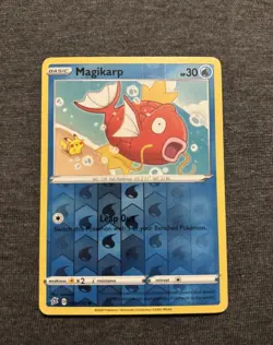 Magikarp (w lil pikachu) 019/202 Reverse Holo Rebel Clash English - Image 1