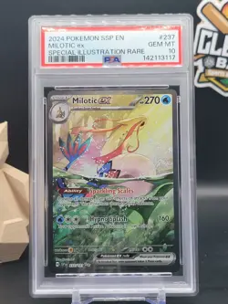 2024 Pokemon Surging Sparks Milotic EX 237 Special Illustration Rare PSA 10 (CB) - Image 1