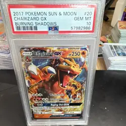 The Pokemon Company Pokemon TCG Charizard GX 20/147 Holo PSA 10 English 2017 - Image 1