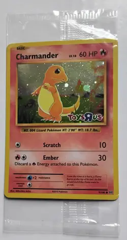 Pokemon TCG Charmander - Toys R Us Promo - 09/108 - MINT / SEALED - Image 2