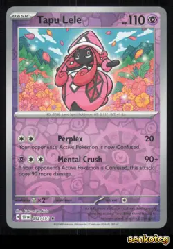🎴 Tapu Lele 092/191 Reverse Holo Surging Sparks NM 🎨 Yoshida - Image 1