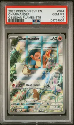 Pokemon Obsidian Flames ETB Promo Charmander SVP 044 PSA 10 GEM MINT - Image 1
