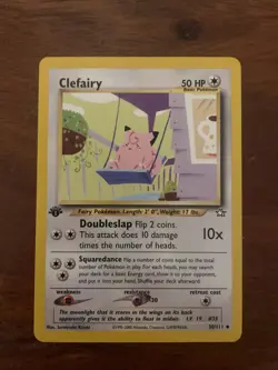 Clefairy - 1st Edition - 30/111 Neo Genesis - Pokemon TCG - 2000 - Image 3