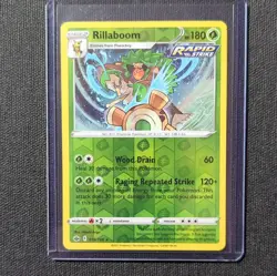 Rillaboom Rare Reverse Holo 018/198 Chilling Reign Rapid Strike - Image 1