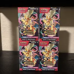 4 X Pokemon TCG Mega Evolution Ascended Heroes Booster Bundle Spanish Version - Image 1