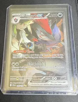 Pokemon TCG N's Zoroark EX Journey Together Sir NEAR MINT/MINT, 185/159 - Image 1