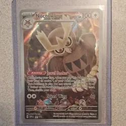 Pokemon Company Noctowl Promo Holo 141 SV Scarlet & Violet Promos HP 100 ENG - Image 1