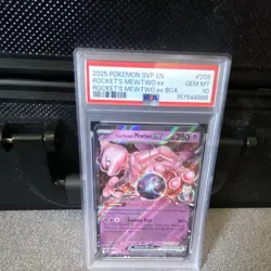 The Pokemon Company Team Rocket's Mewtwo ex SVP Promo EN #205 Holo PSA 10 - Image 1