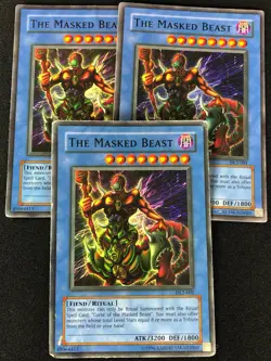 YUGIOH THE MASKED BEAST DL2-001 SUPER X3 (HP) - Image 1