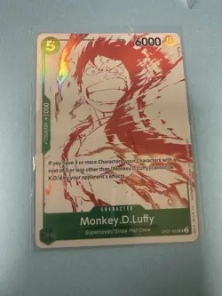 Bandai One Piece Card Game Monkey D. Luffy OP07-033 Uncommon Foil EN - Image 4