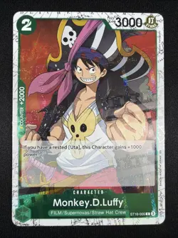 Monkey.D.Luffy ST16-005 Pirate Foil The Best Vol 2 One Piece PRB-02 NM - Image 1