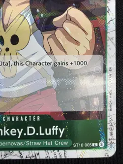 Monkey.D.Luffy ST16-005 Pirate Foil The Best Vol 2 One Piece PRB-02 NM - Image 4