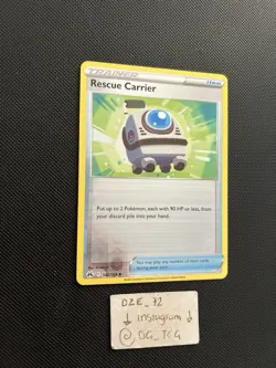 Pokemon Crown Zenith - Rescue Carrier - 142/159 - Reverse Holo - M/NM - Image 3