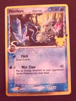 Pokemon - Mimikyu (Delta Species) SWSH136 SWSH Promo LP+/NM- - Image 2
