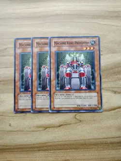 Yu-Gi-Oh! - Machine King Prototype 3X - Complete Playset Of Cards - Image 1