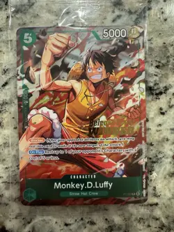 OPTCG Sealed Monkey D. Luffy P-135 OP16 Release Event Winner Card - Image 4