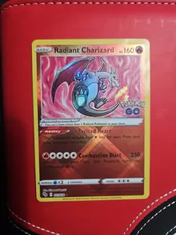 Pokemon TCG Radiant Charizard - 11/78 Sword & Shield - Pokemon Go Holo Rare - Image 1
