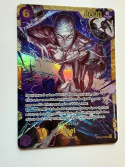 Bandai One Piece Card Game Enel OP15-118 Secret Rare Art Foil English - Image 1