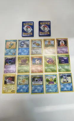 Pokemon Card Lot Vintage WOTC Era Mixed Sets Approx 50 Cards - Image 1