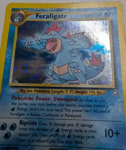 Pokemon Card Neo Genesis Feraligatr 5/111 Unlimited Holo Rare - Image 3
