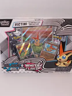 Pokemon TCG Victini illustration collection black bolt-white flare box - Image 1