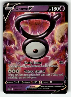 SWSH: Sword & Shield Promo Cards #SWSH300 Unown V Promo,Holo - Image 1