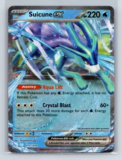 Trading Card Game Classic #010/034 Suicune ex - Image 1