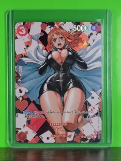 NAMI Waifu Goddess Prismatic Refractor Card CUSTOM MADE - Image 2