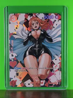 NAMI Waifu Goddess Prismatic Refractor Card CUSTOM MADE - Image 3