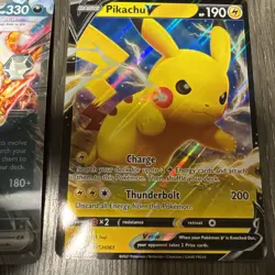Charizard And Pikachu Jumbo Card Lot 2 Cards LP - Image 3