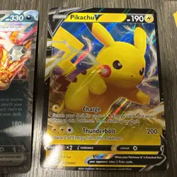 Charizard And Pikachu Jumbo Card Lot 2 Cards LP - Image 4