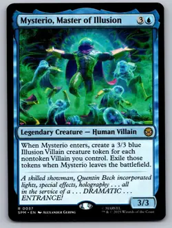 Mysterio, Master of Illusion 37 Rare Marvel's Spider-Man Magic: The Gathering NM - Image 1