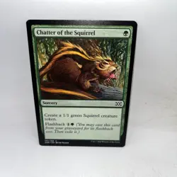 Chatter of the Squirrel 157 Common Double Masters Magic: The Gathering LP - Image 1