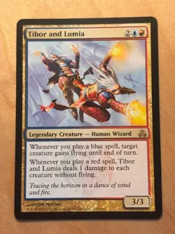 Magic the Gathering MTG Tibor and Lumia Guildpact LP - Image 1