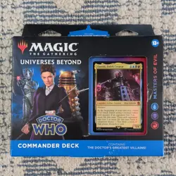 Magic: The Gathering Doctor Who UB Commander Deck Masters of Evil Exterminate EN - Image 1