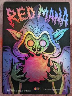 Red Mana - Secret Lair x Goblin Storm - MTG Foil #7082 NM - Image 1