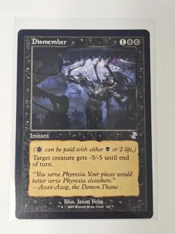Mtg - Dismember - Time Spiral: Remastered (TSR) -Uncommon - #322 - NM - Image 1