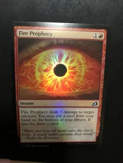 Fire Prophecy Foil MTG IKO NM Ships Free!! - Image 1