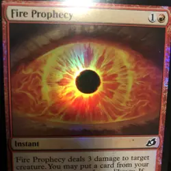 Fire Prophecy Foil MTG IKO NM Ships Free!! - Image 2