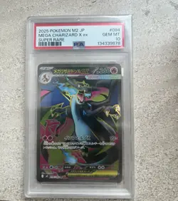 Pokemon TCG Mega Charizard X ex Super Rare M2 094/080 Japanisch Holo PSA 10 - Image 1