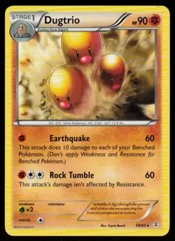 Dugtrio 39/83 Rare Generations Pokemon Near Mint - Image 1