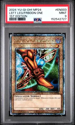 2024 1ST EDITION #EN003 LEFT LEG OF THE FORBIDDEN ONE PSA 9 - Image 1