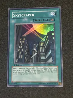 Yu-Gi-Oh! TCG Skycraper CRV-EN048 Super Rare 1st Edition MP - Image 1