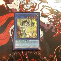 YuGiOh! Ohime the Manifested Mikanko MZMU-EN073 Ultra Rare 1st Edition Near Mint - Image 1
