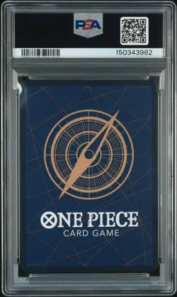 2025 ONE PIECE OP13 #076 CARRYING ON HIS WILL DIVINE DEPART EVENT ALT ART PSA 10 - Image 2