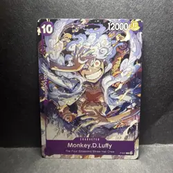 Monkey.D.Luffy P-041 One Piece Starter Deck 18: PURPLE Promo TGC NM - Image 1