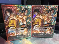 ONE PIECE ENGLISH TCG: (ST-30) Starter Deck EX: Luffy & Ace BRICK ONLY SEALED 2X - Image 1