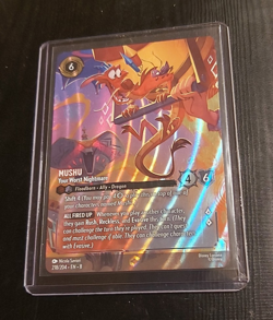 TCG Disney Lorcana Mushu 218/204 Enchanted Holo/Foil English EN 8 Top - Image 1