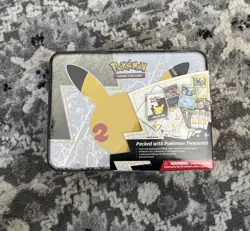 Pokemon TCG Celebrations Collector's Chest Tin Brand New Factory Sealed Cards - Image 1